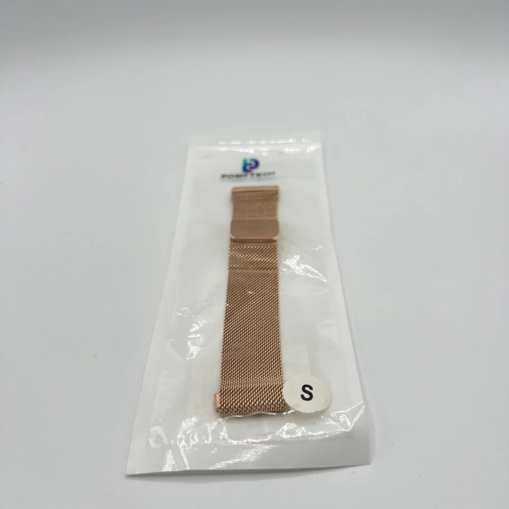 THE POSH TECH Mesh Replacement Band For Fitbit in Rose Gold Size S MSRP $20 NWT